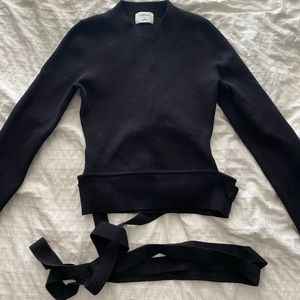 Knit long sleeve Wilfred sweater top